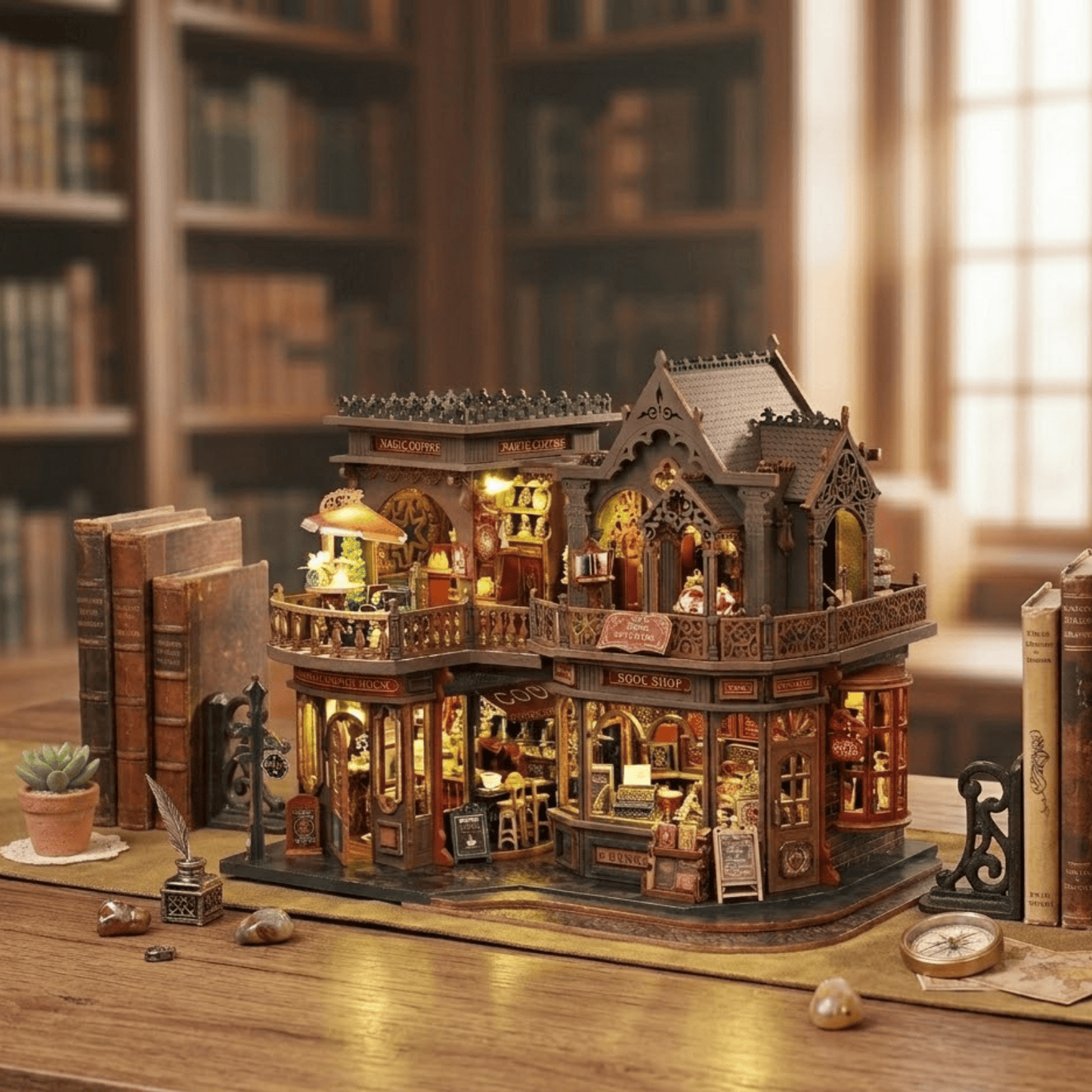 Book Nook Letter Coffee