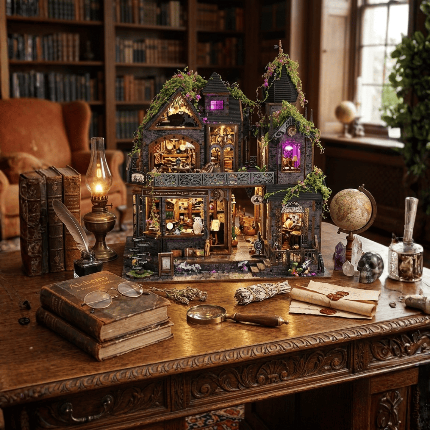 Book Nook Magic Castle Witch's Lair