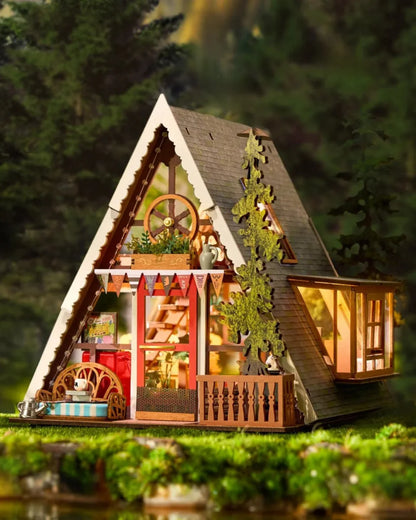 Book Nook A-Frame Cabin