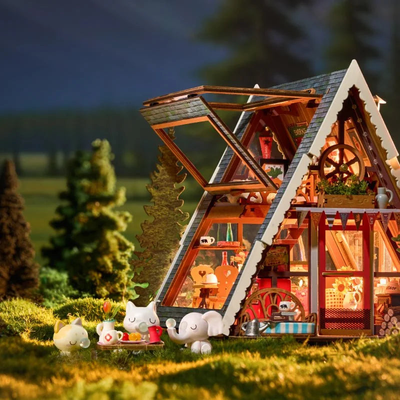 Book Nook A-Frame Cabin