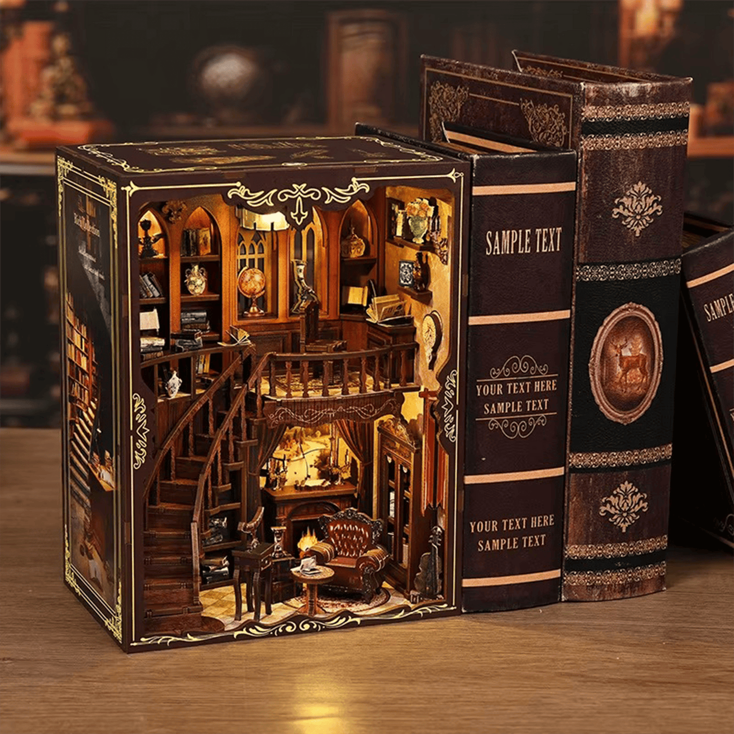 Book Nook Ancien Rhyme Library