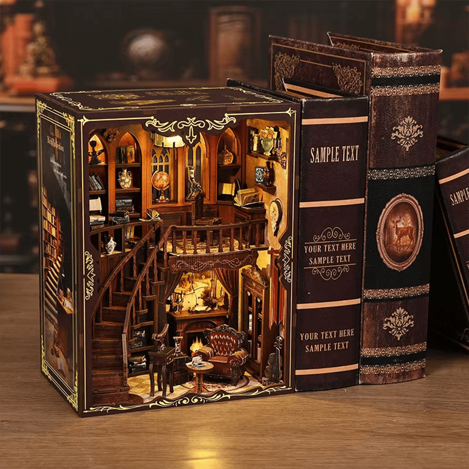 Book Nook Ancien Rhyme Library