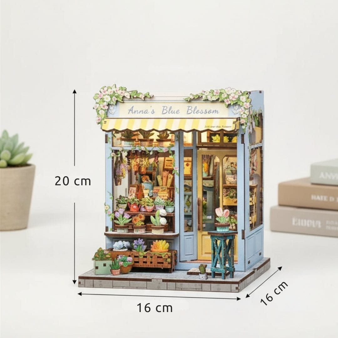 Book Nook Anna's Blue Blossom