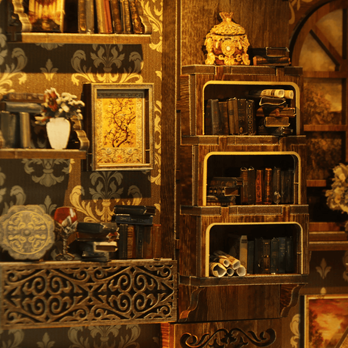 Book Nook Antique Book Collection Room
