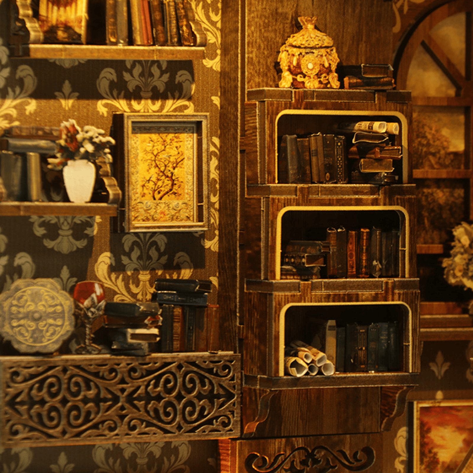 Book Nook Antique Book Collection Room
