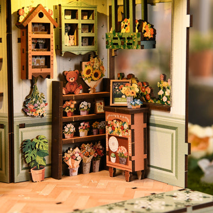 Book Nook Aura Verde Flower Room