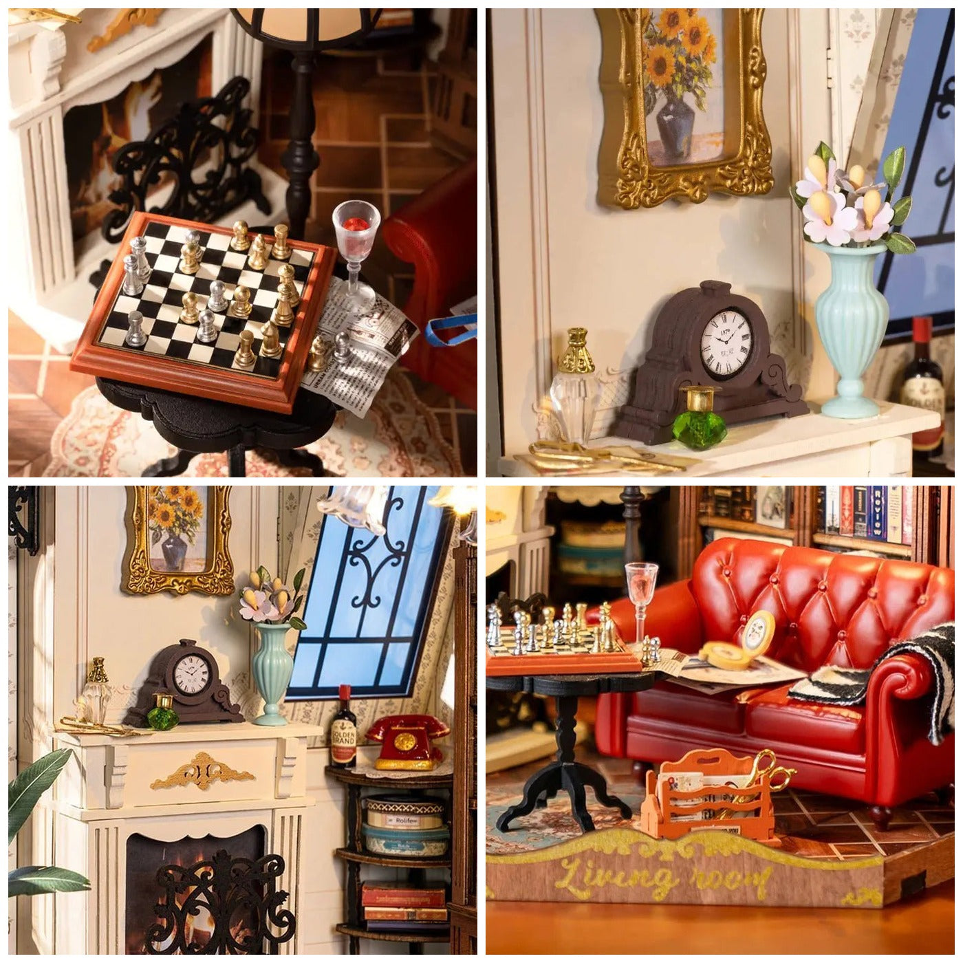 Book Nook Catherine's Living Room details produit