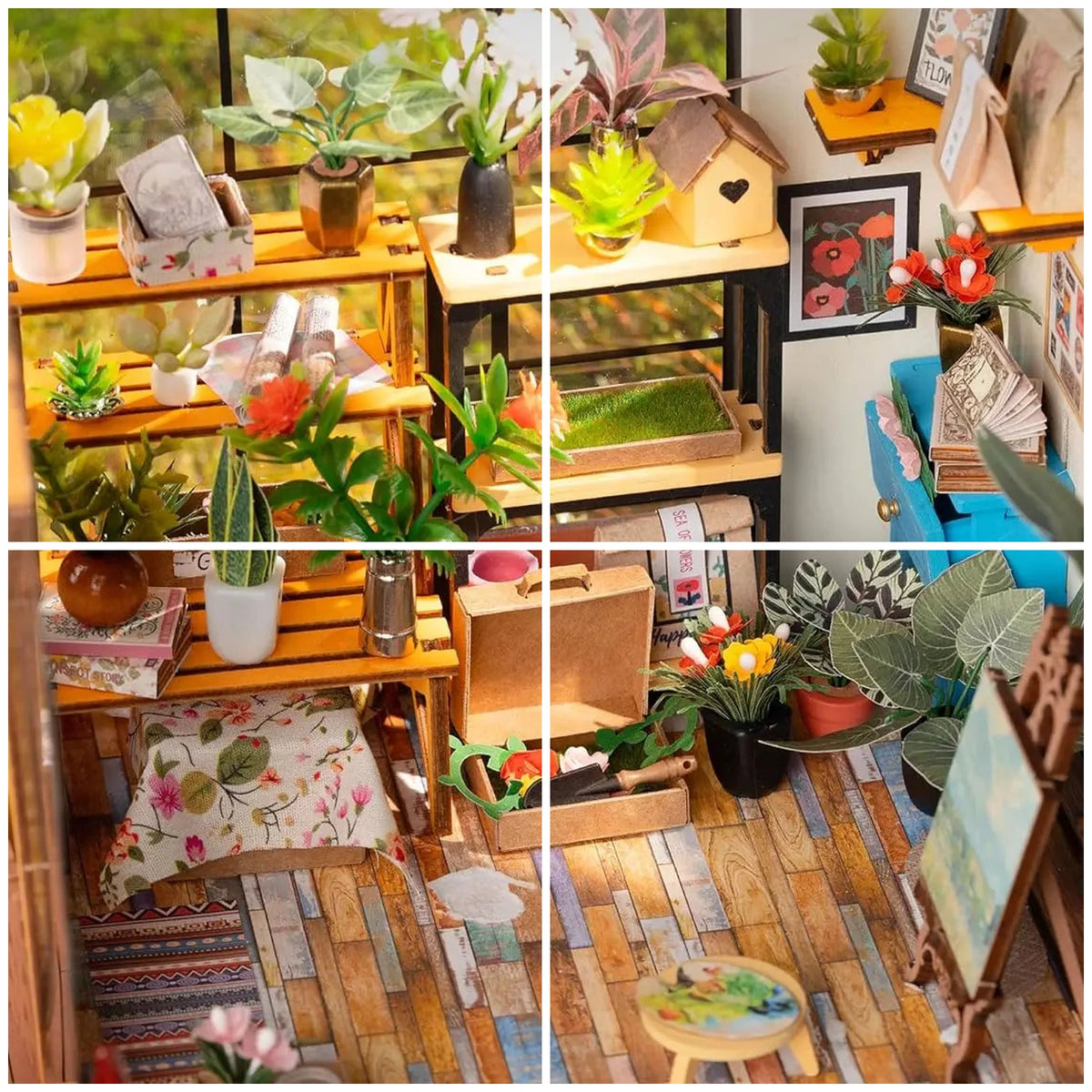 Book Nook Cathy's Flower House details produit