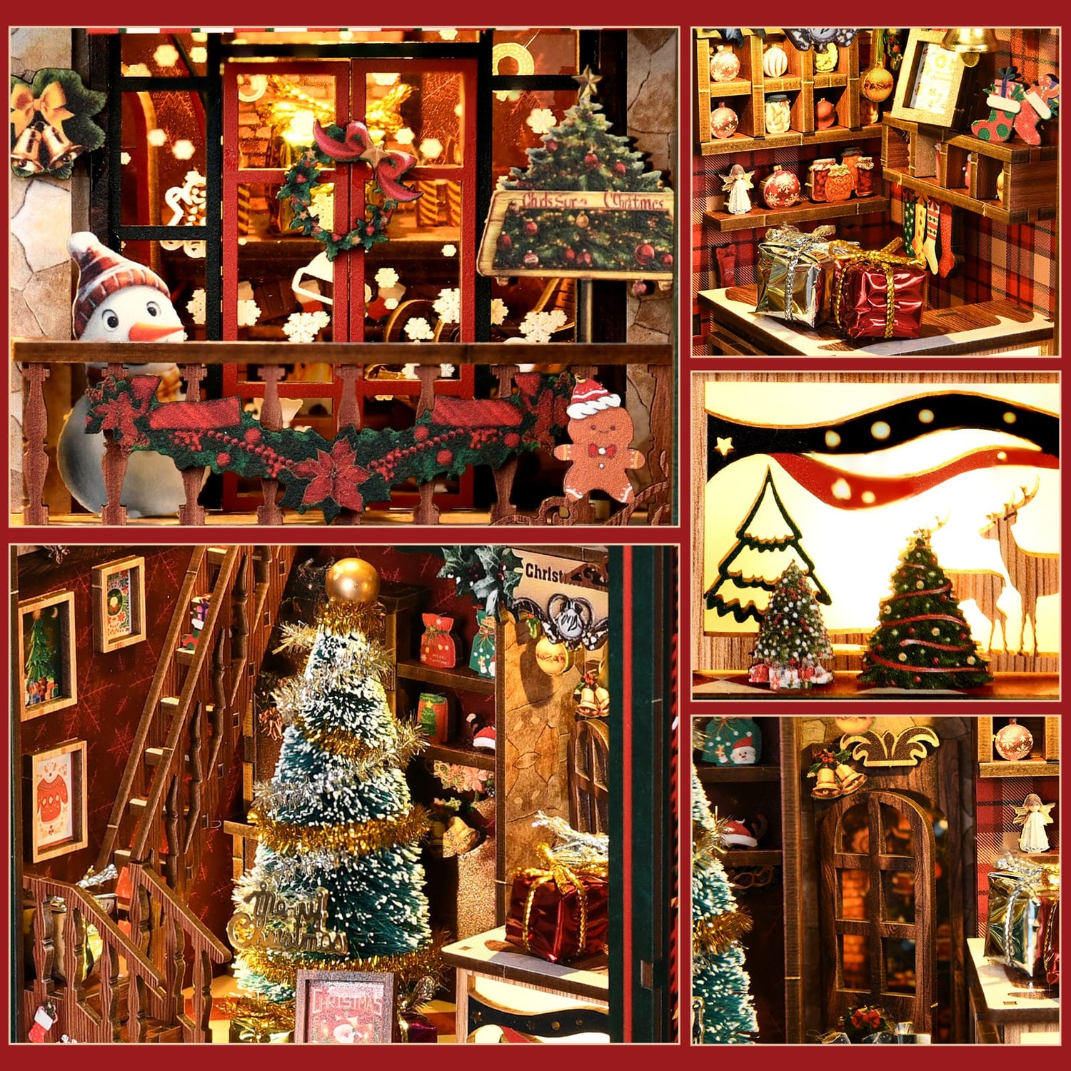 Book Nook Christmas Shop details produit