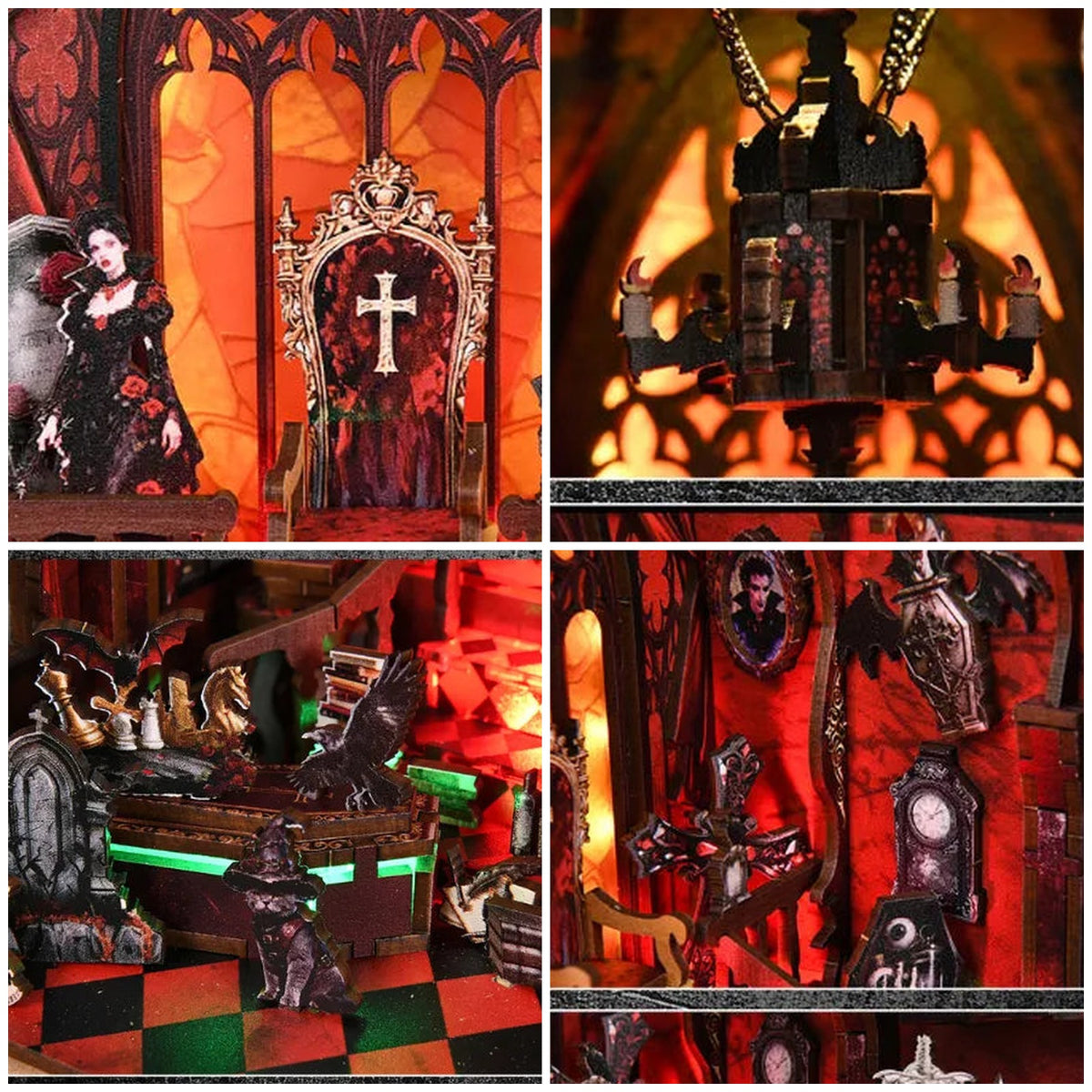 Book Nook Dark Castle details produit