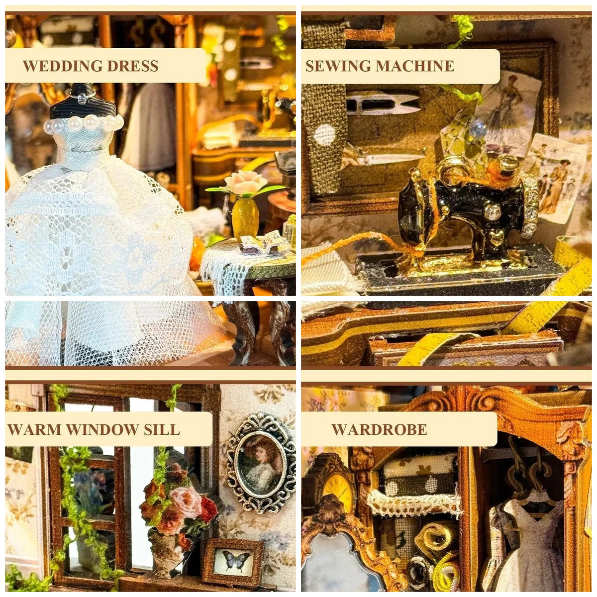 Book Nook Dream Dress Studio details produit