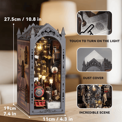 Book Nook Fantasy Train Platform