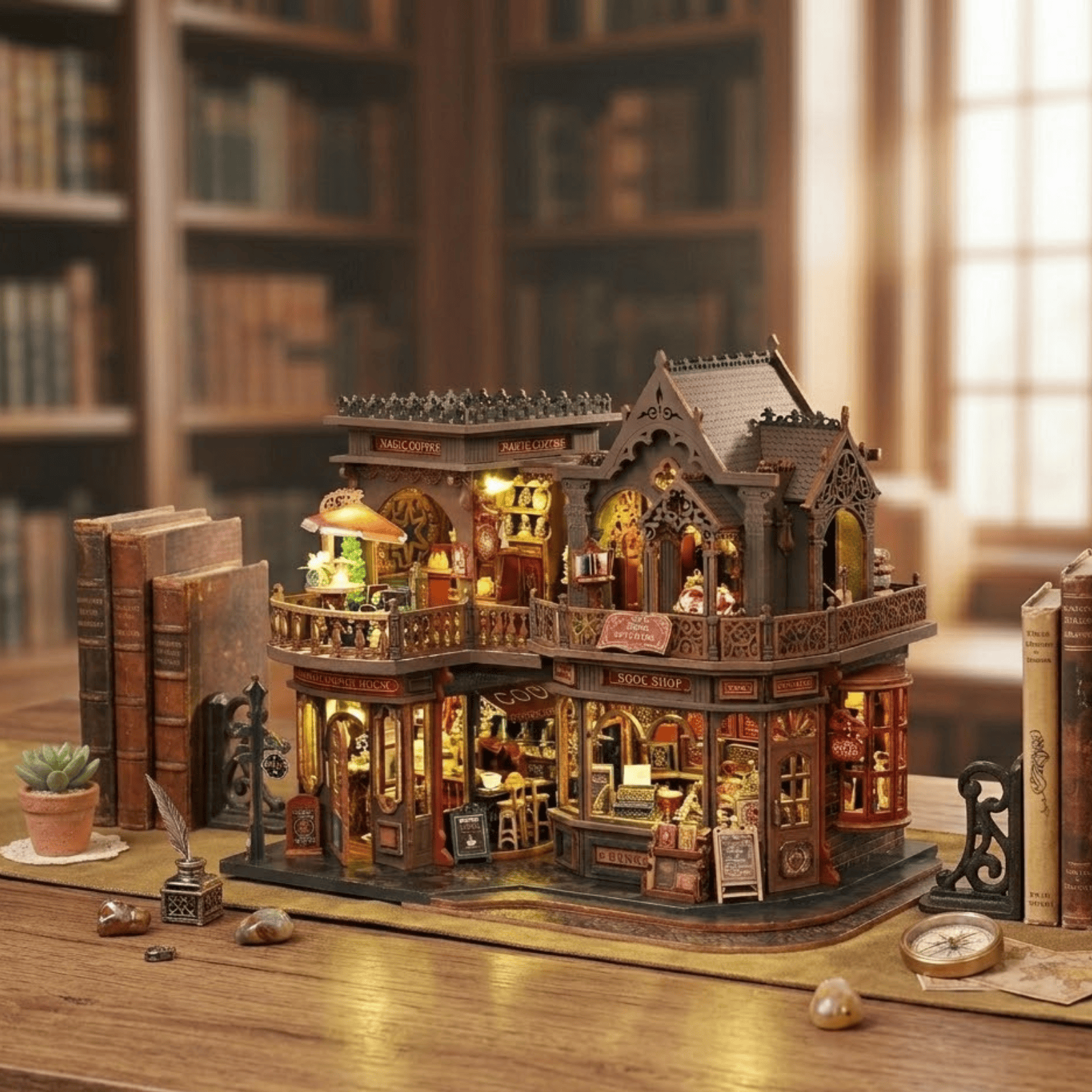 Book Nook Letter Coffee