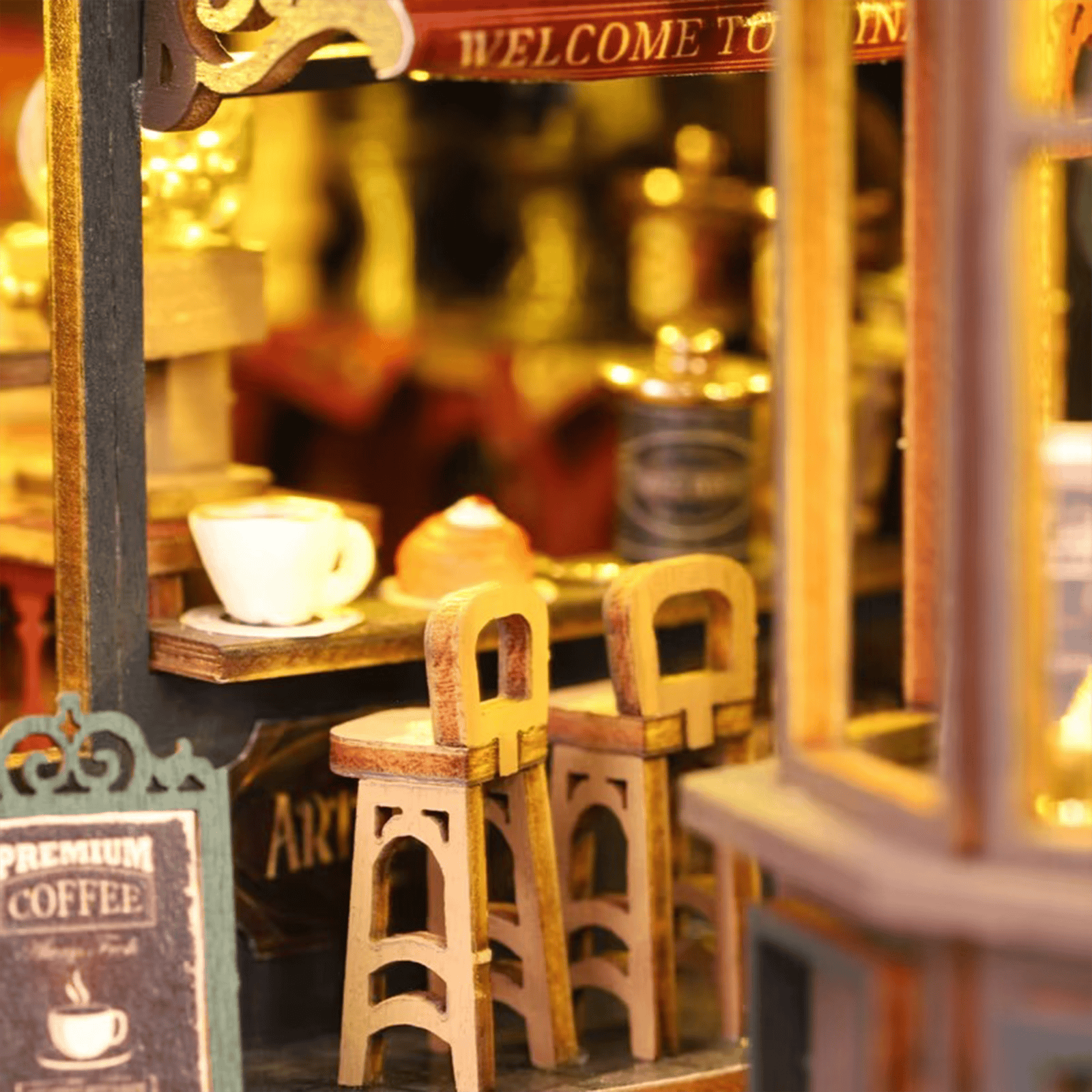 Book Nook Letter Coffee