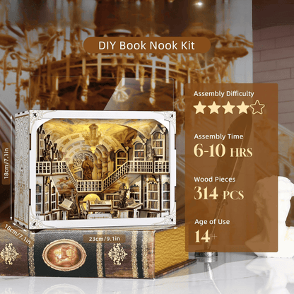 Book Nook Library of Gods Max