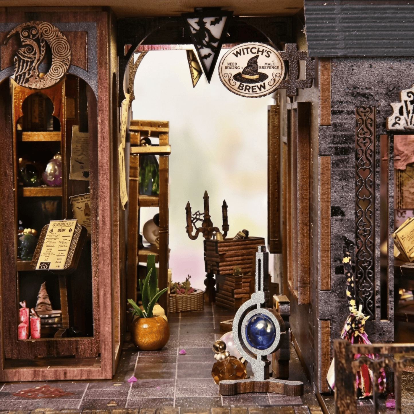 Book Nook Magic Castle Witch's Lair