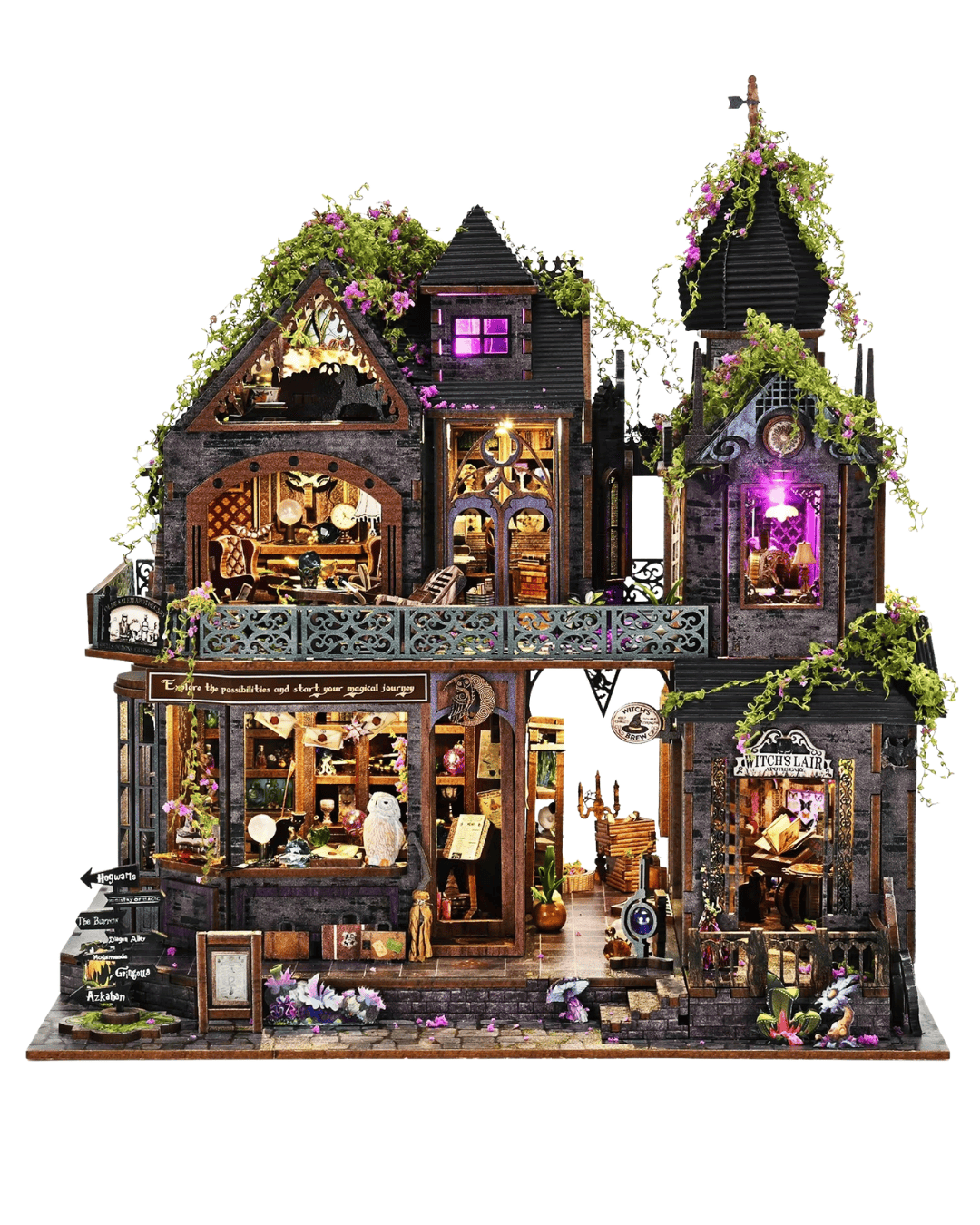 Book Nook Magic Castle Witch's Lair