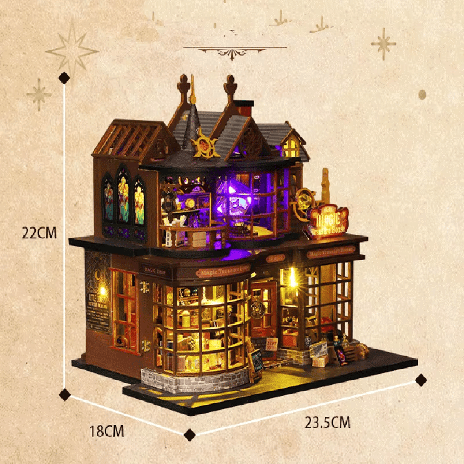 Book Nook Magic Treasure House