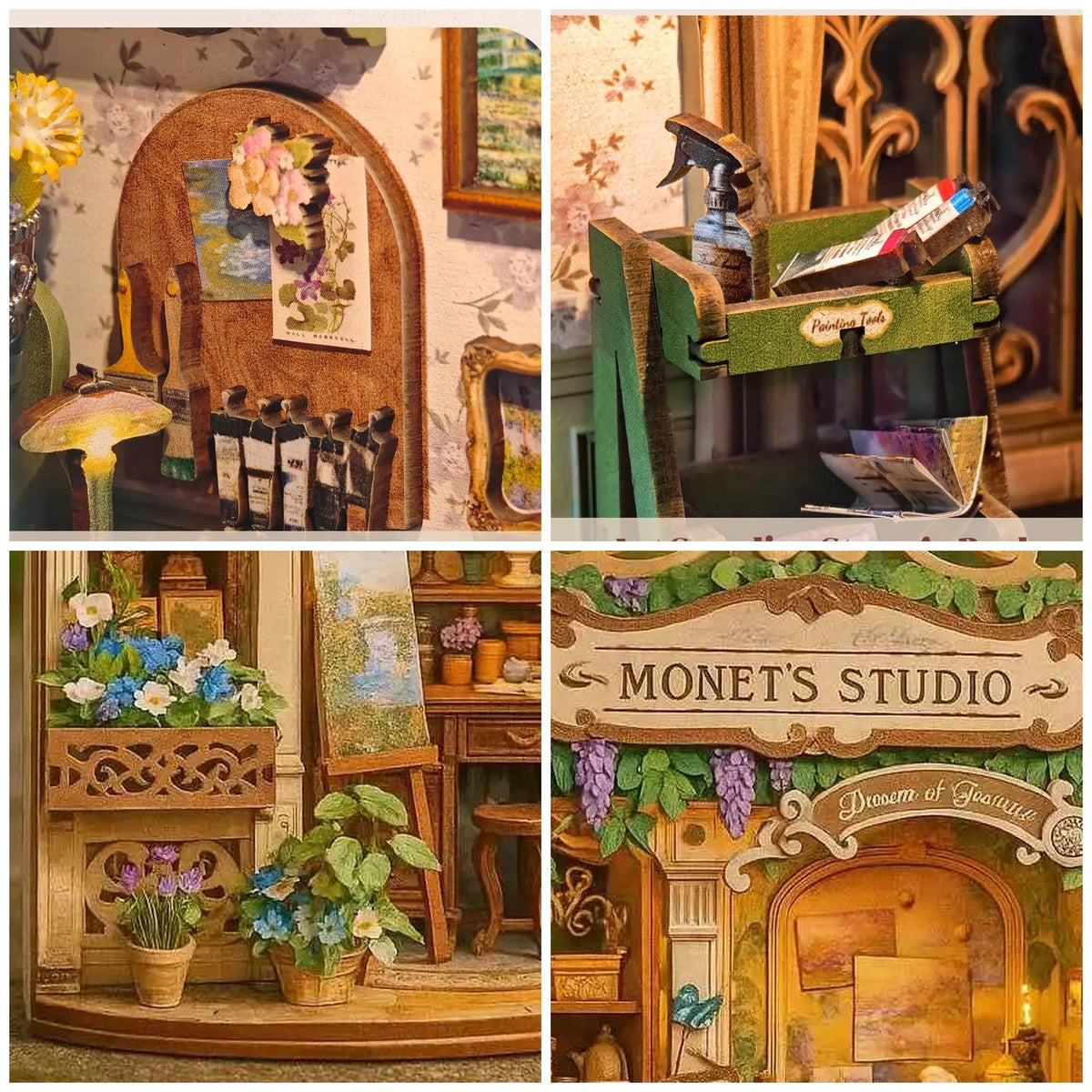 Book Nook Monet's Impression details produit