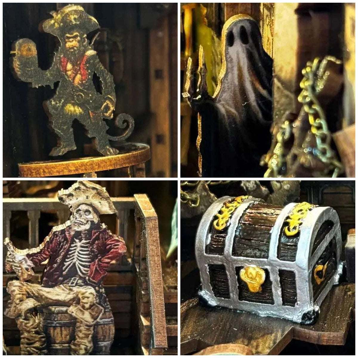 Book Nook New World Ghost Ship details produit