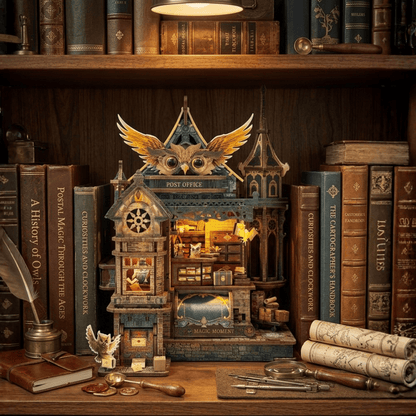 Book Nook Owl Post Office