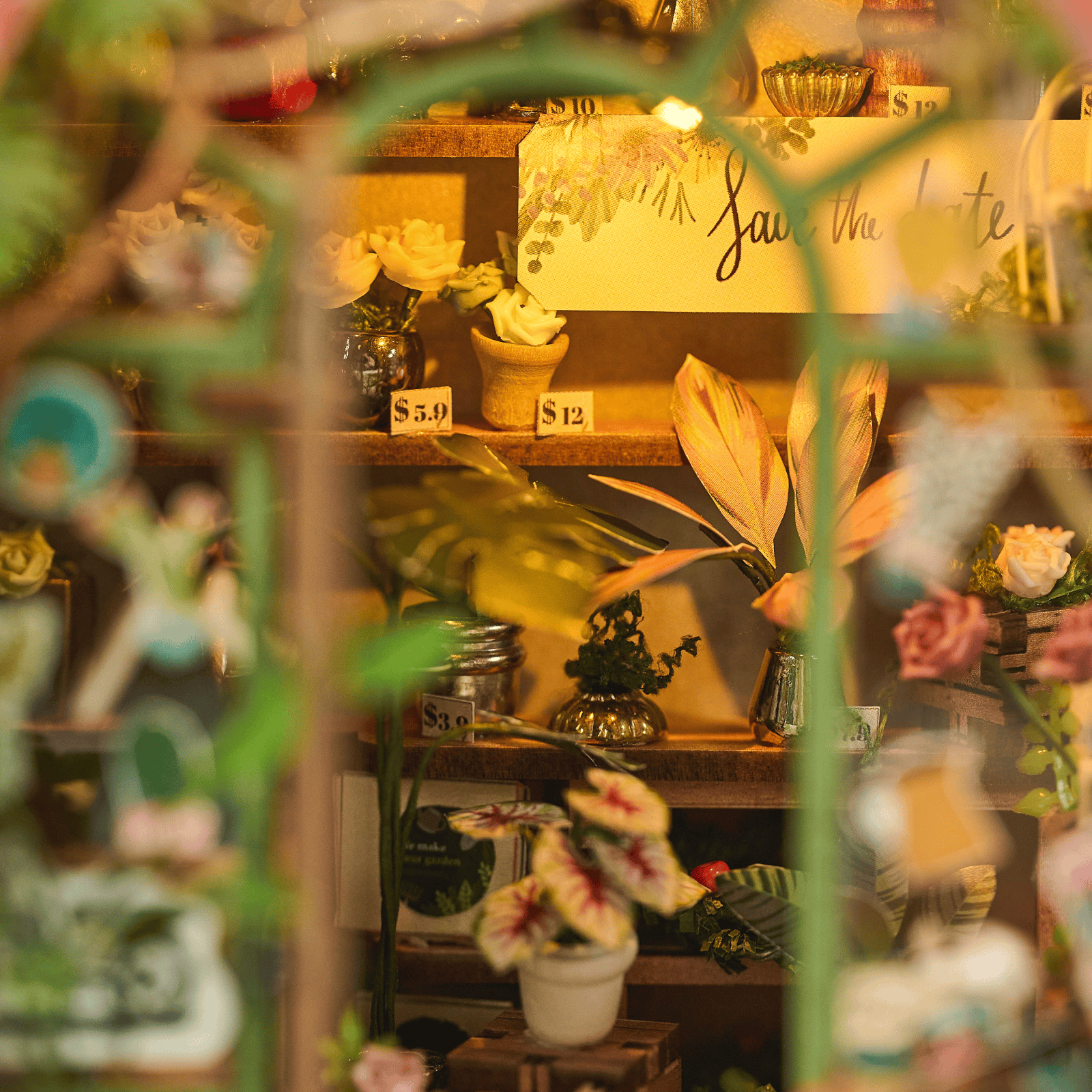 Book Nook Red Blossomary Atelier