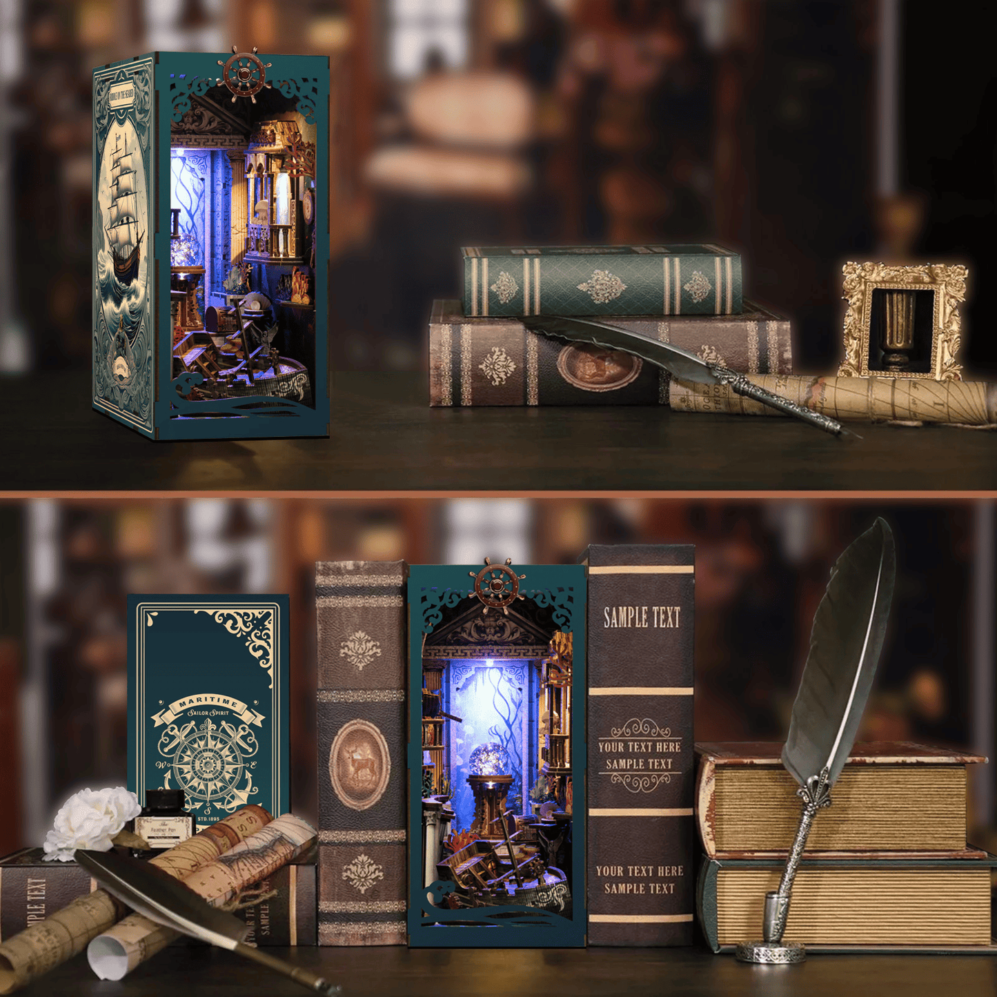 Book Nook Riddle on the Seabed