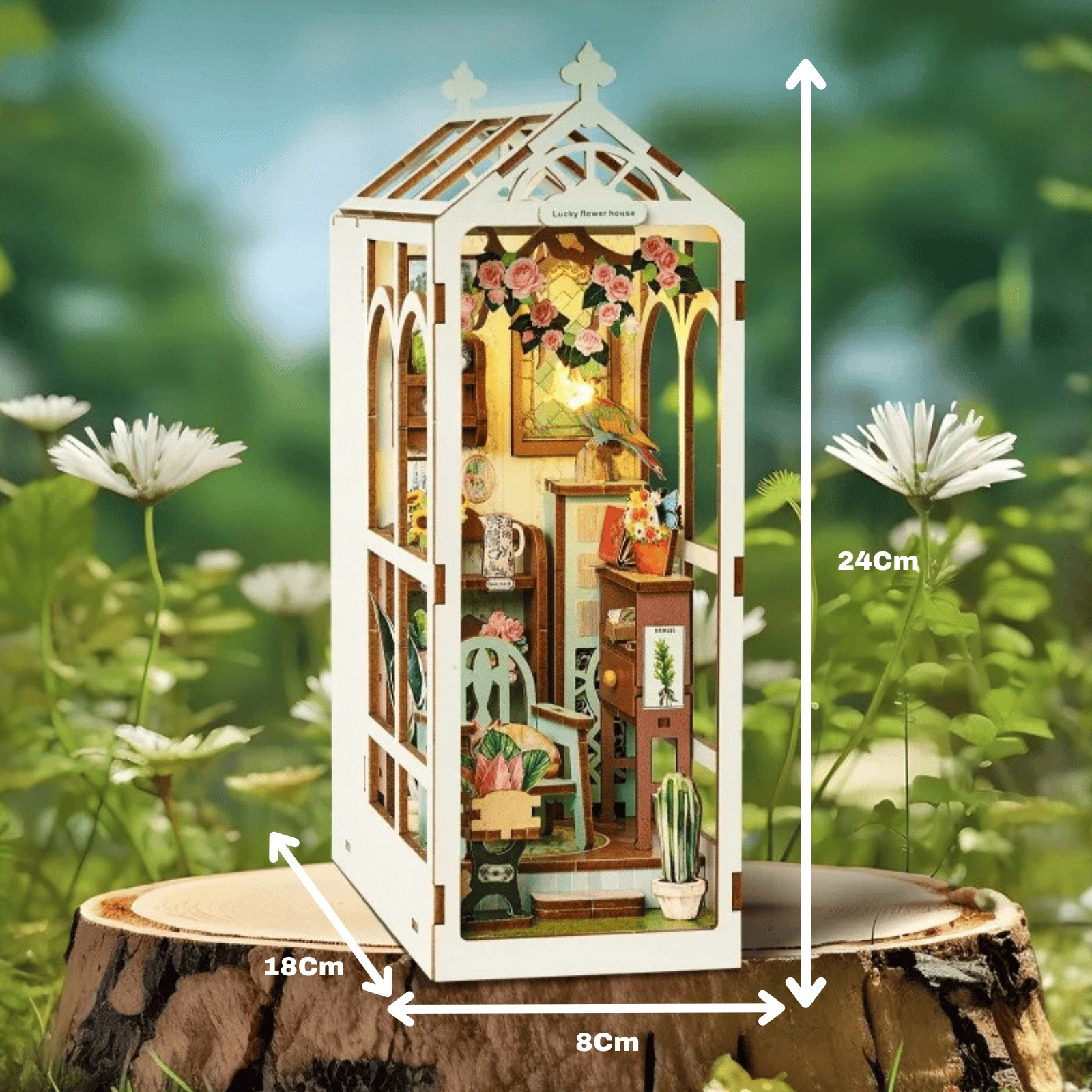 Book Nook Romantic Garden