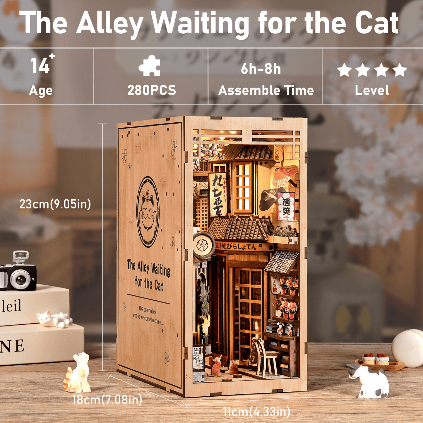 Book Nook The Alley Waiting for the Cat