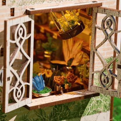 Book Nook White Blossomary Atelier