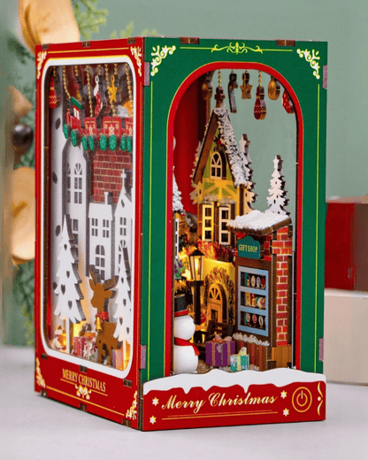 Book Nook Winter of christmas